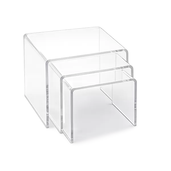 Alzata Plexiglass Trasparente (Varie Misure)