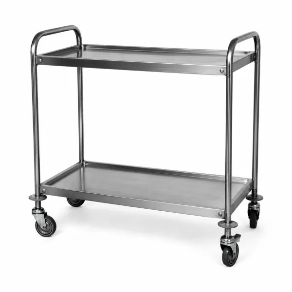 Carrello in Acciaio a 2 Piani